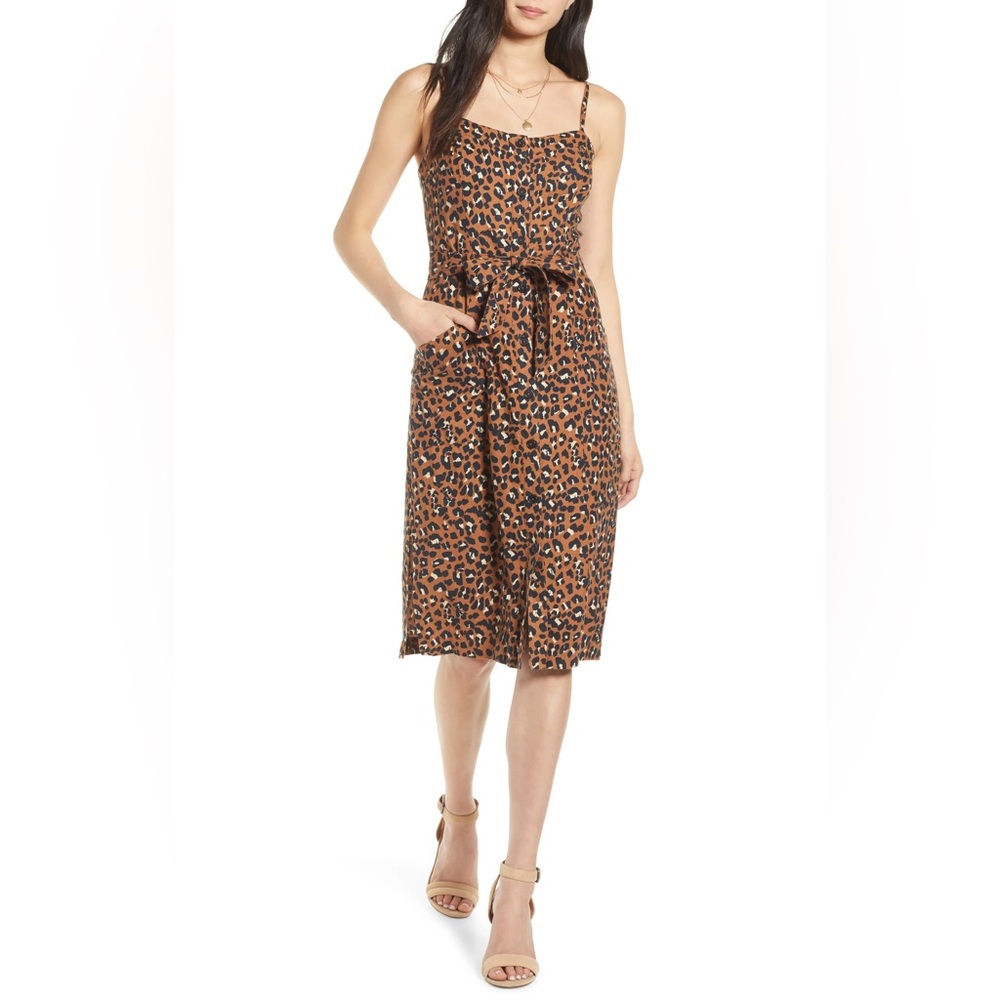 Rails Evie Sleeveless Tie Waist Dress - Size XS